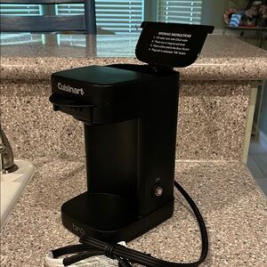 Cuisinart Black Single Serve Coffee Brewer